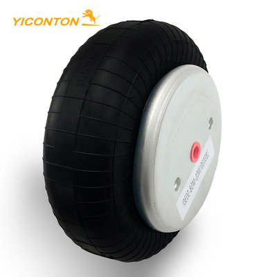 Single Convoluted Rubber Air Spring สำหรับรถบรรทุกพ่วงอุตสาหกรรม W01-358-7564 1B8-550 FS120-10