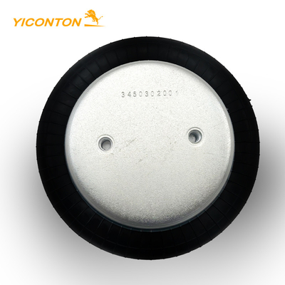 Single Convoluted Rubber Air Spring สำหรับรถบรรทุกพ่วงอุตสาหกรรม W01-358-7564 1B8-550 FS120-10