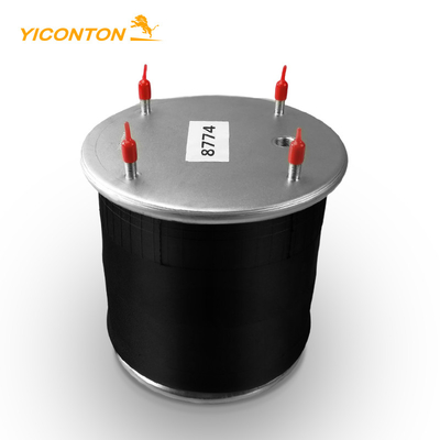 IATF16949 Truck Air Spring 20.88 Extended Height Single Convolutions Load รองรับสปริงลม