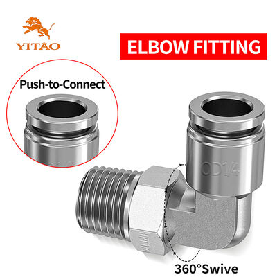 ชุดบริการสายอากาศแรงปั่น 1/4 NPT เอลโค้ท พูชอิน คอนเนคชั่นการแขวนอากาศ TR2012AS